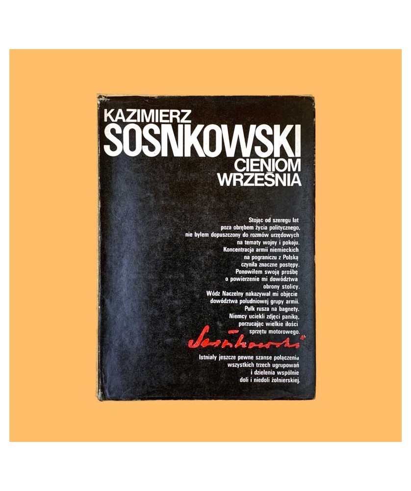 Kazimierz Sosnkowski, Cieniom września