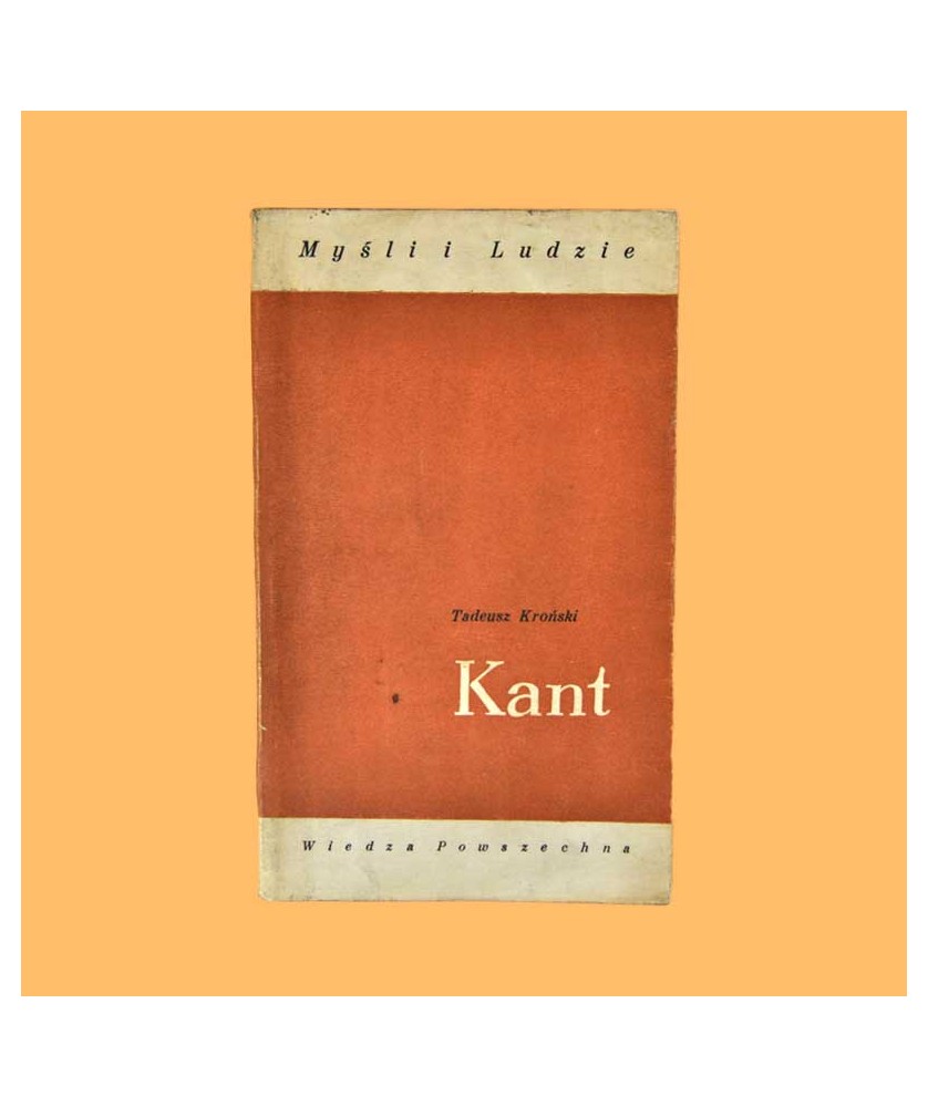 Tadeusz Kroński, Kant